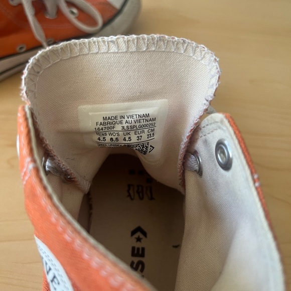 Converse Vibrant Orange Sneakers - Picture 4 of 7